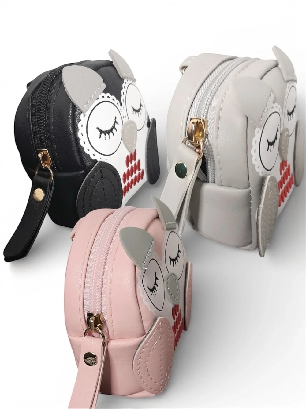 Owl Mini Backpack Bag Charm Keychain